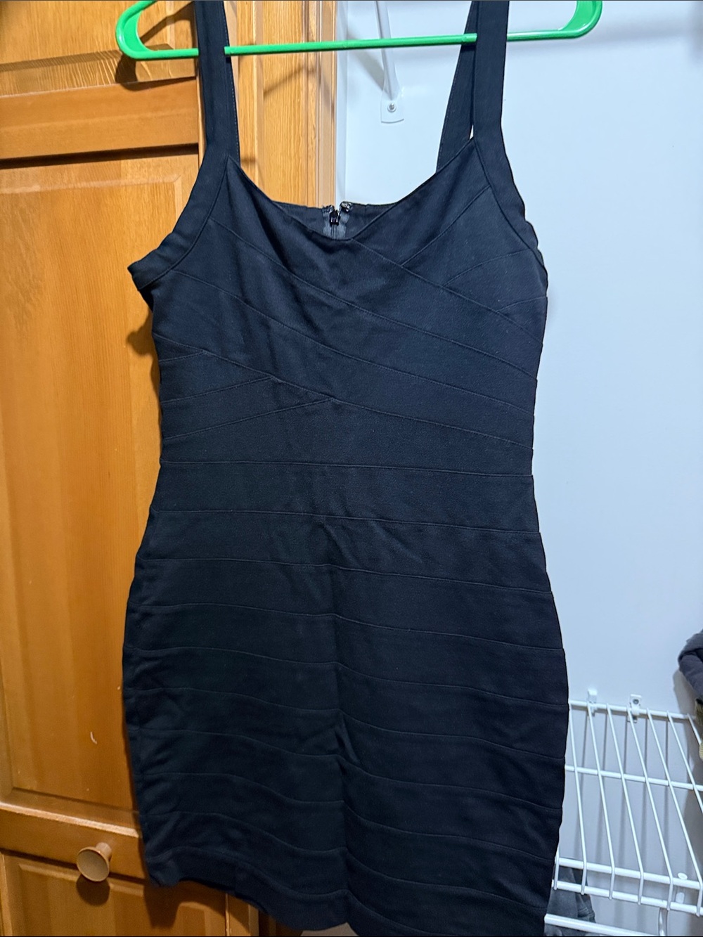 Express Black Mini Bodycon Dress